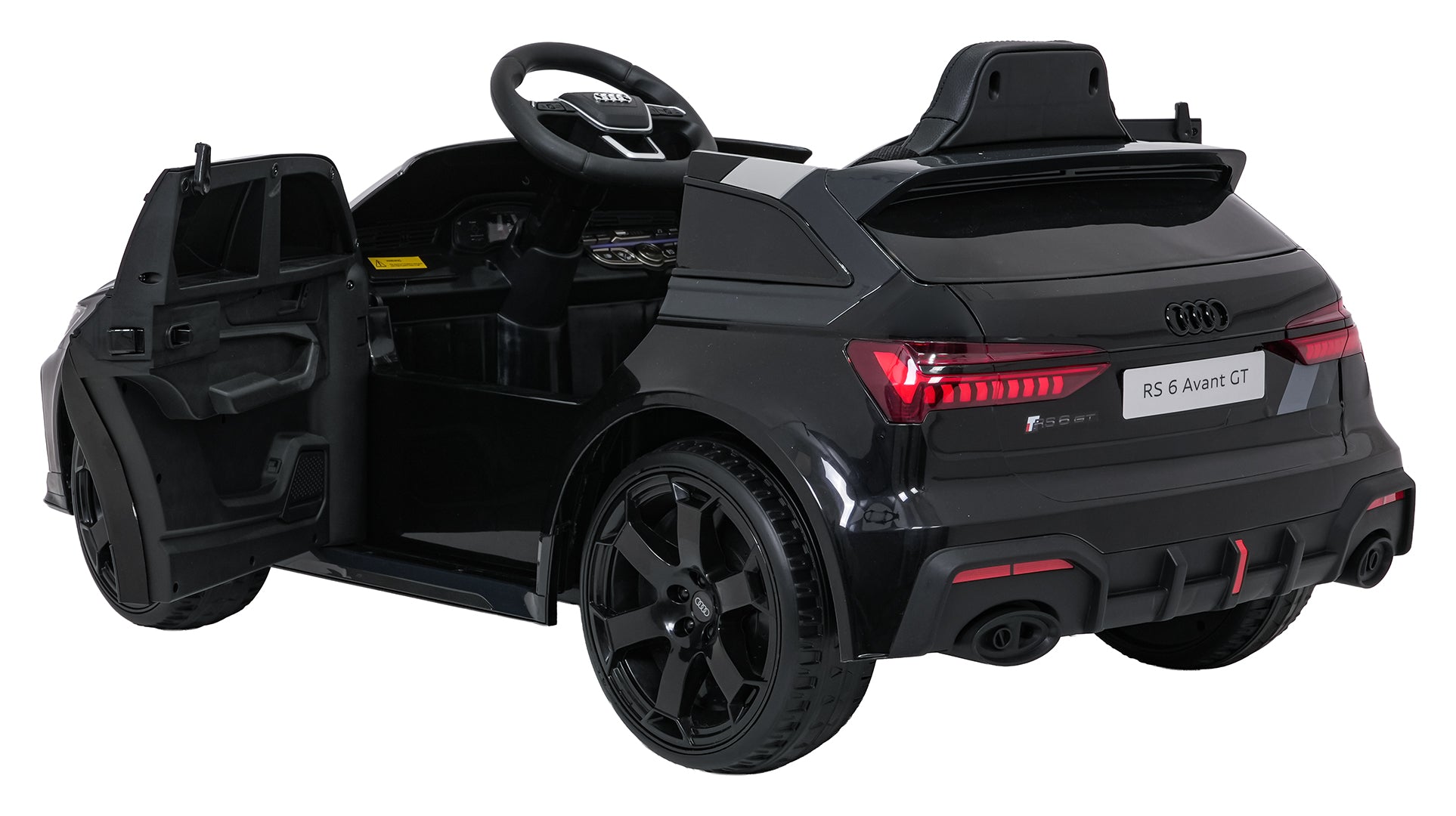Licencirani auto na akumulator Audi RS6 Avant GT 4x4 - crni