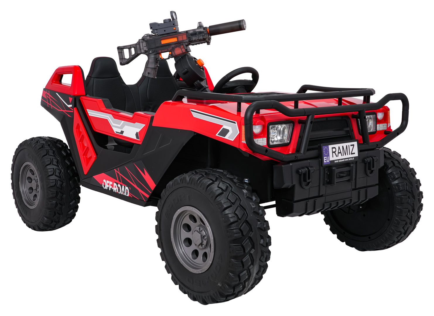 Buggy na akumulator PROSPECTOR 4x4 STRONG - dvosjed - crveni