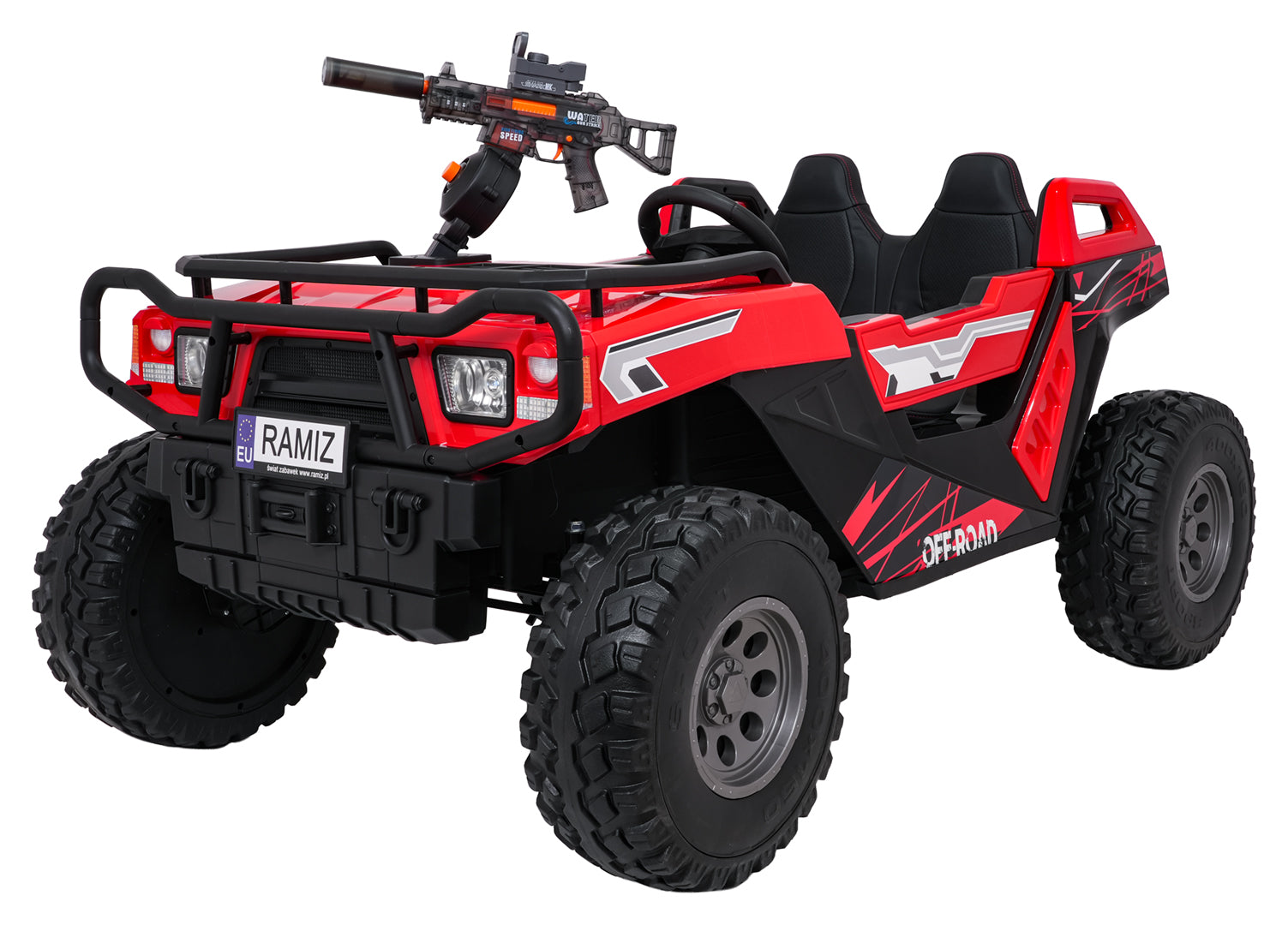 Buggy na akumulator PROSPECTOR 4x4 STRONG - dvosjed - crveni