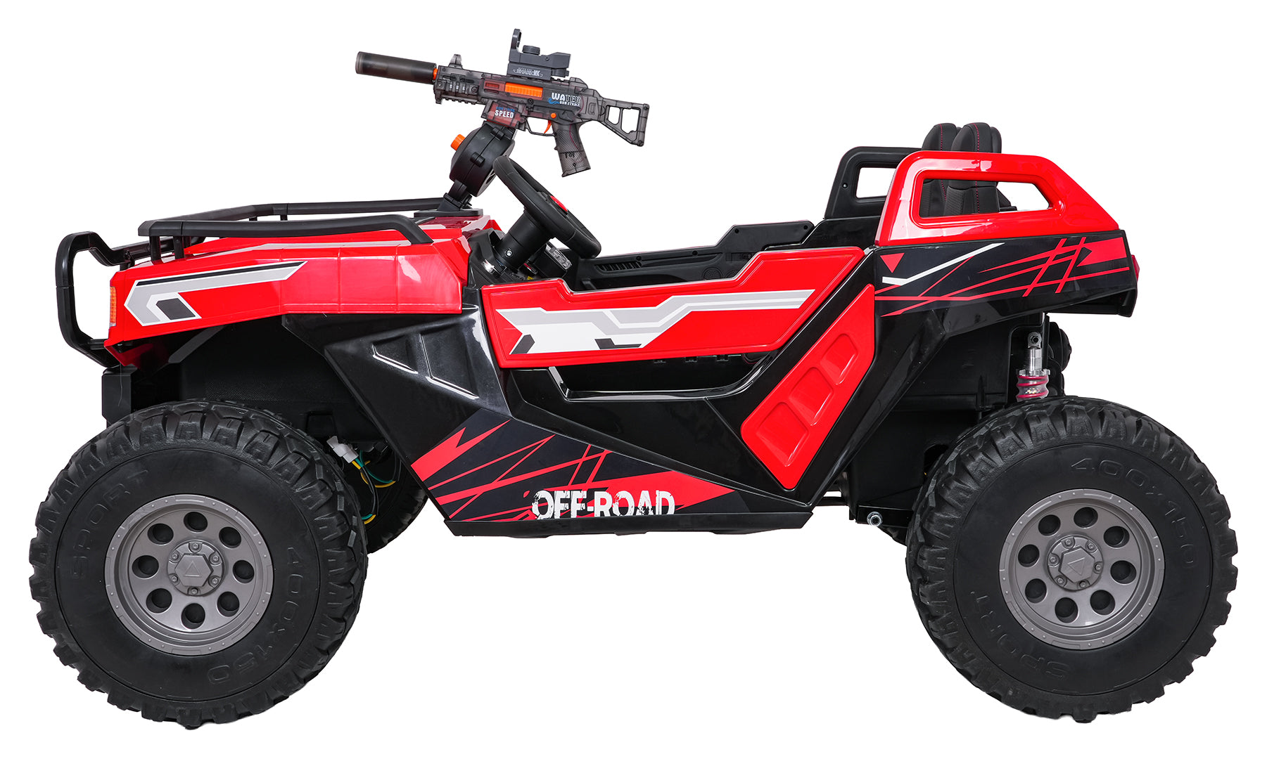 Buggy na akumulator PROSPECTOR 4x4 STRONG - dvosjed - crveni