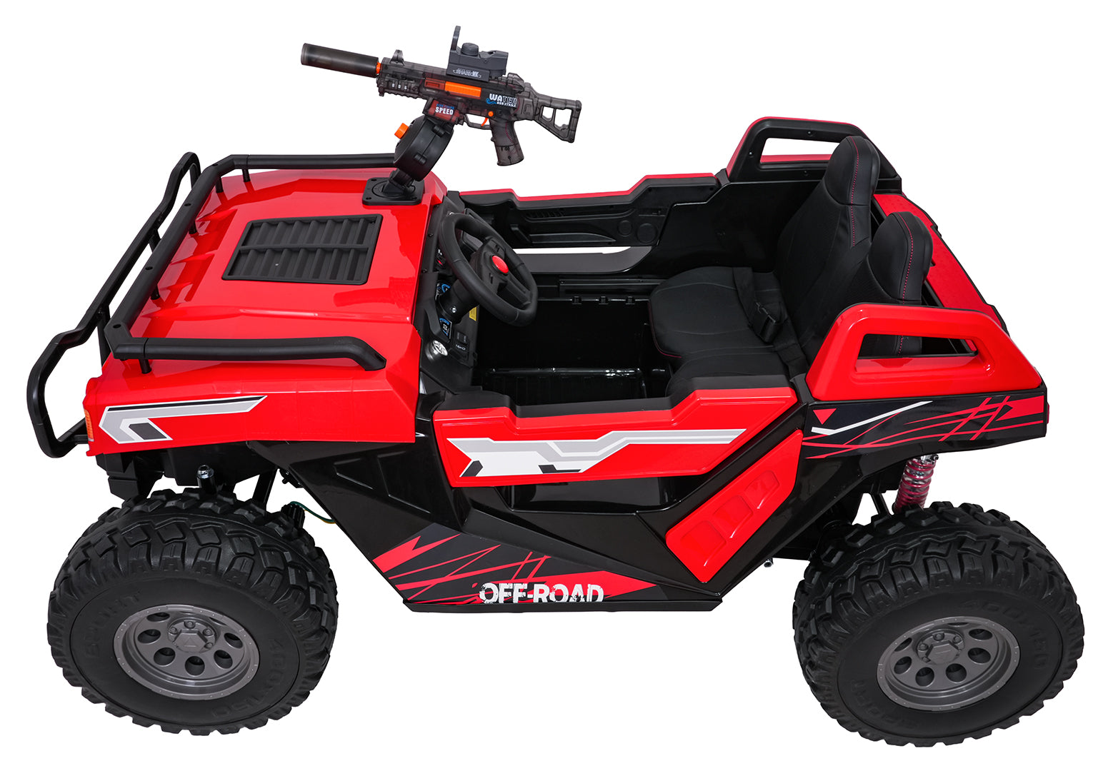 Buggy na akumulator PROSPECTOR 4x4 STRONG - dvosjed - crveni