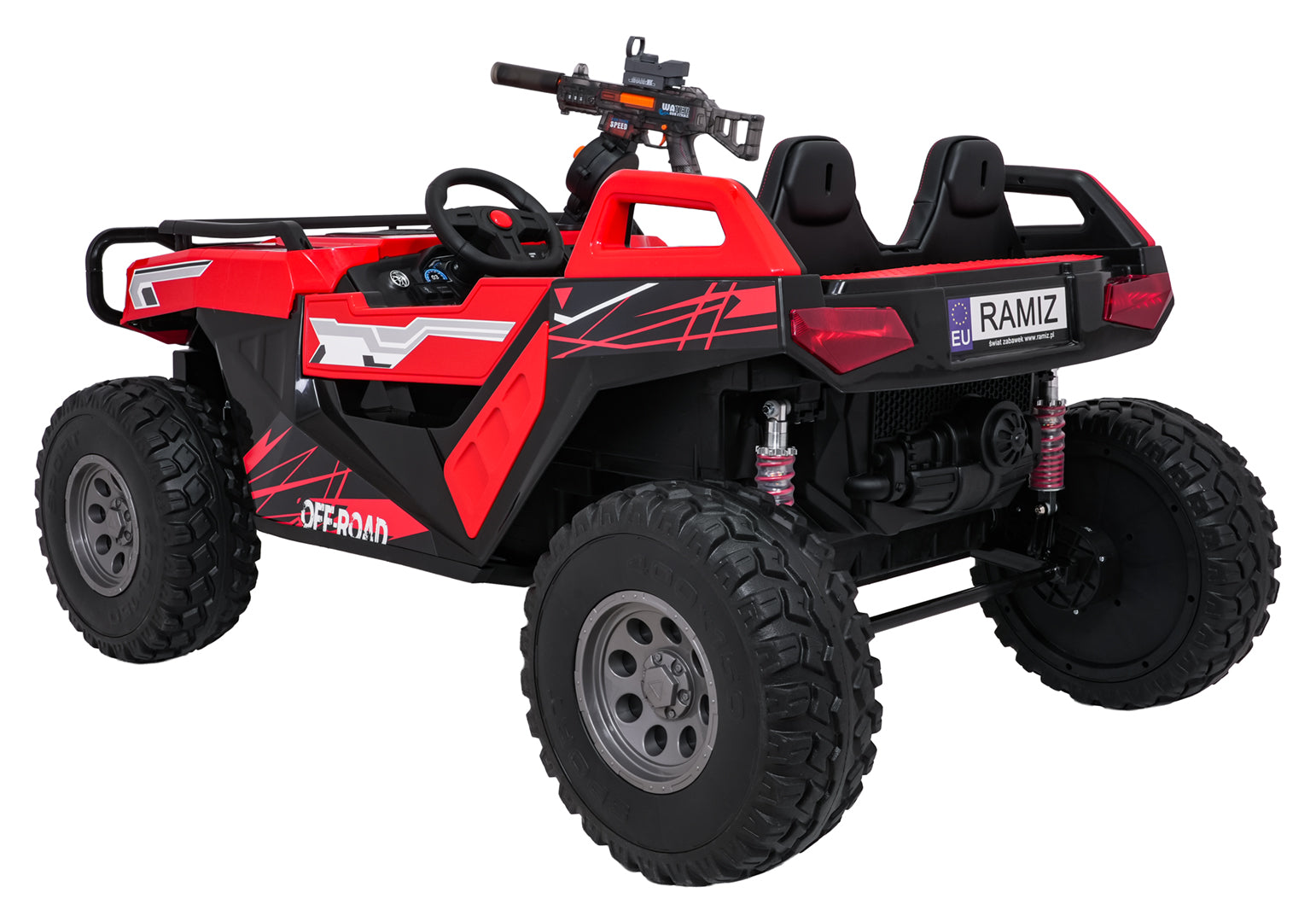Buggy na akumulator PROSPECTOR 4x4 STRONG - dvosjed - crveni