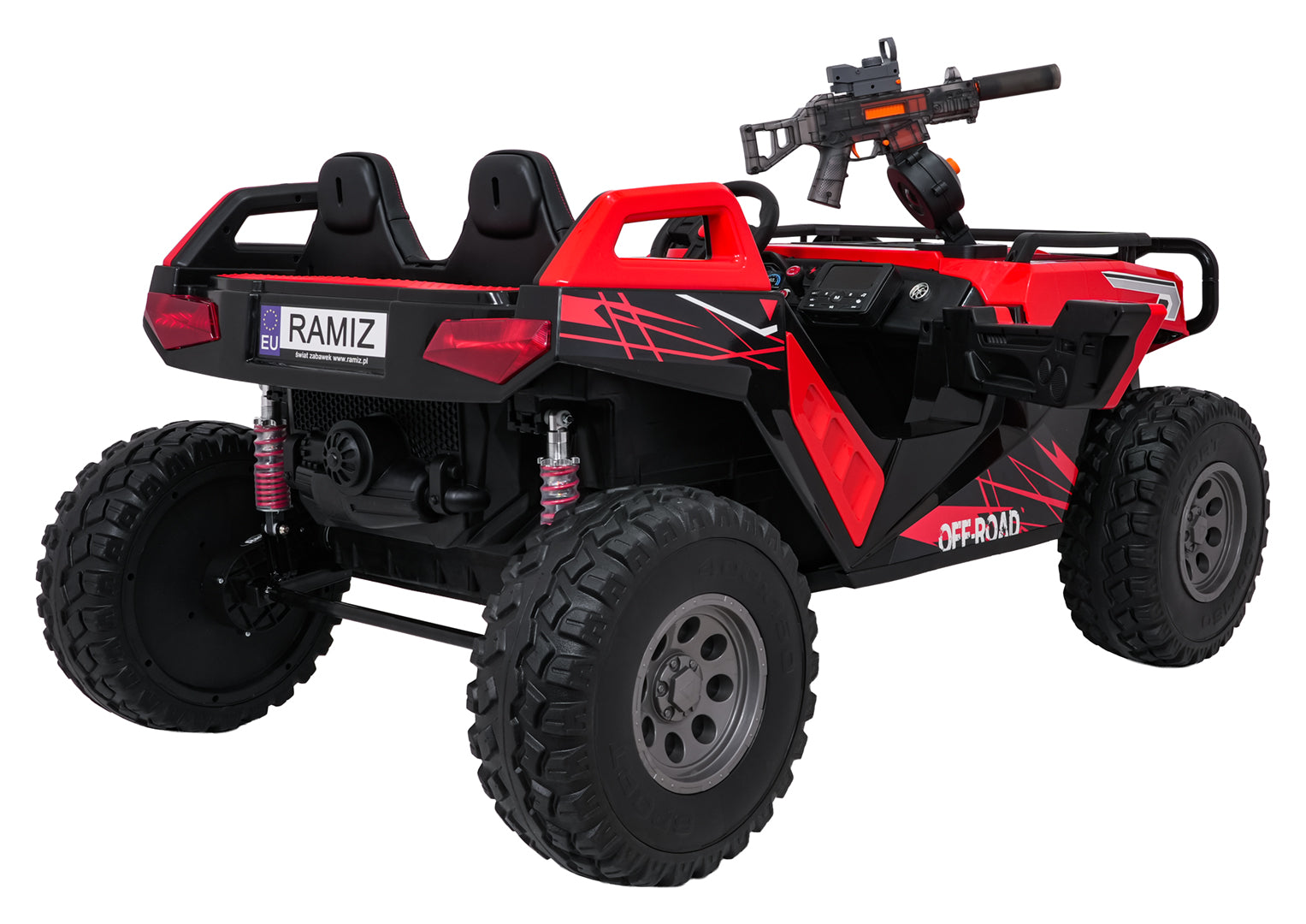Buggy na akumulator PROSPECTOR 4x4 STRONG - dvosjed - crveni
