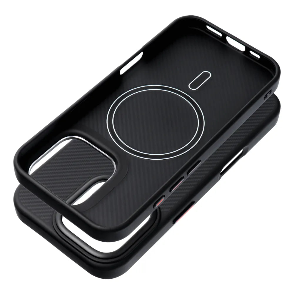 Carbon Elite Mag Cover maska kompatibilna s MagSafeom za iPhone 16 crna