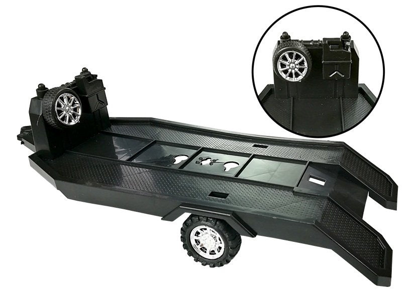 Komplet vozila Crni Monster Truck + Bijeli BMW  - 58 cm