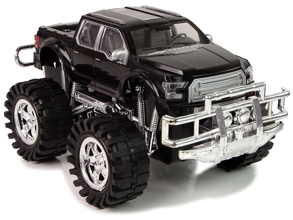 Komplet vozila Crni Monster Truck + Bijeli BMW  - 58 cm