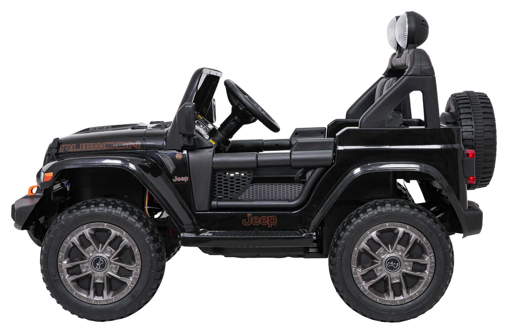 Licencirani auto na akumulator Jeep Wrangler Rubicon LIFT - crni