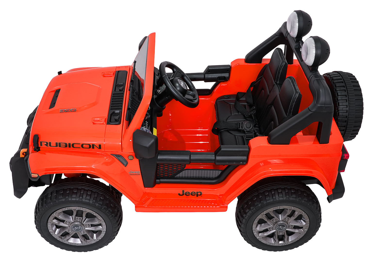 Licencirani auto na akumulator Jeep Wrangler Rubicon LIFT - narančasti