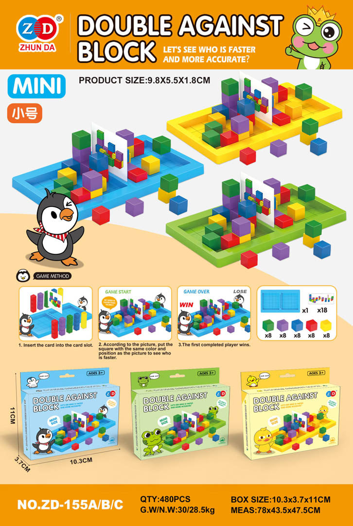 MINI Shapes + Cards Arcade Game Penguin Edition