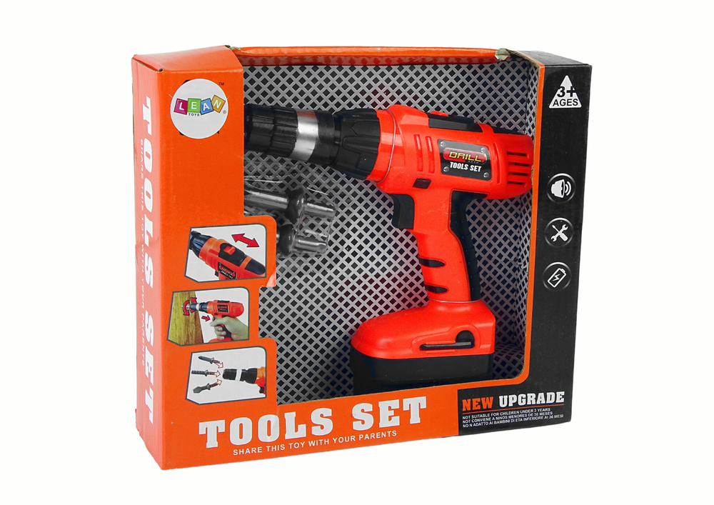 Bušilica za djecu Little Handyman - narančasta