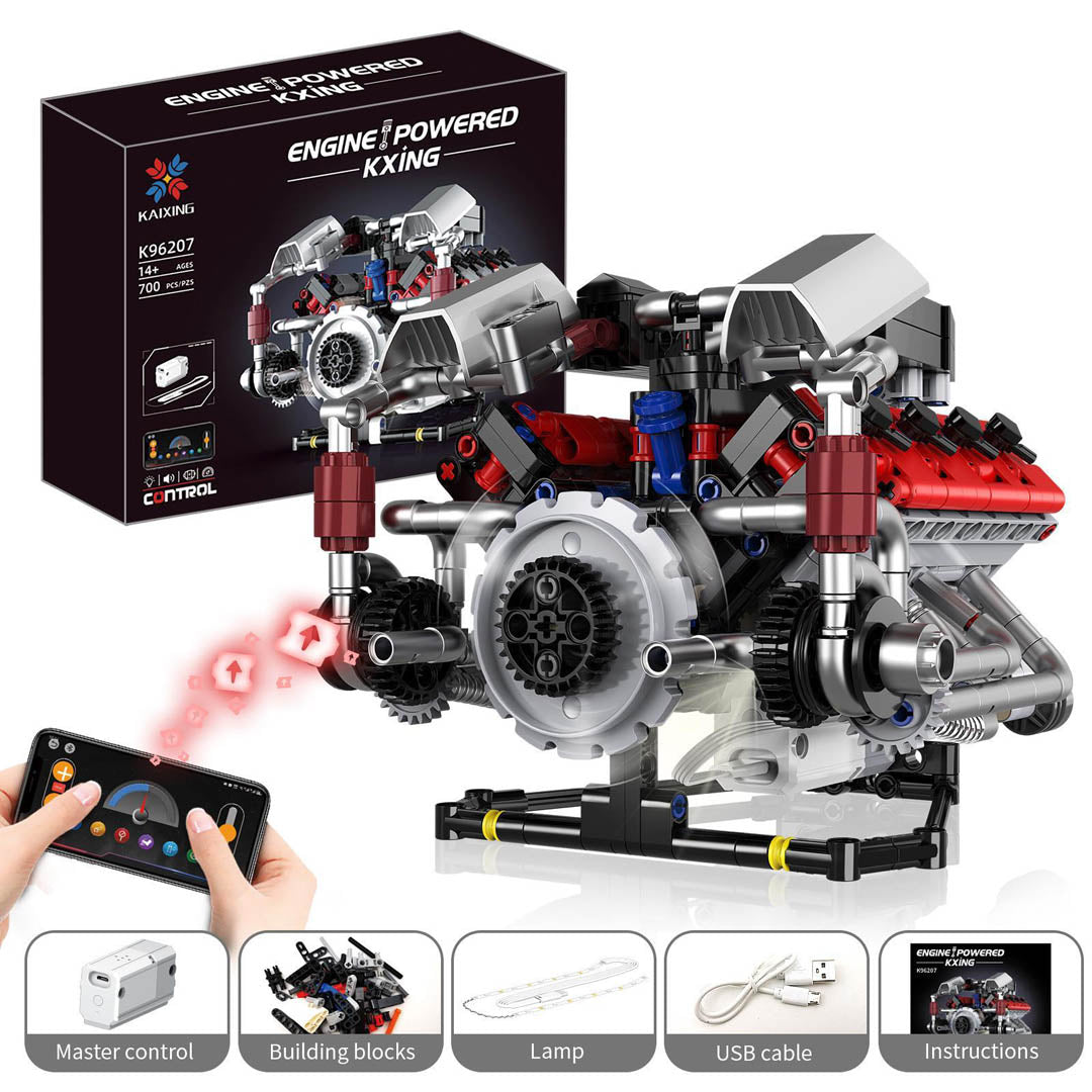 Brick set Motor with USB and Light 700el.
