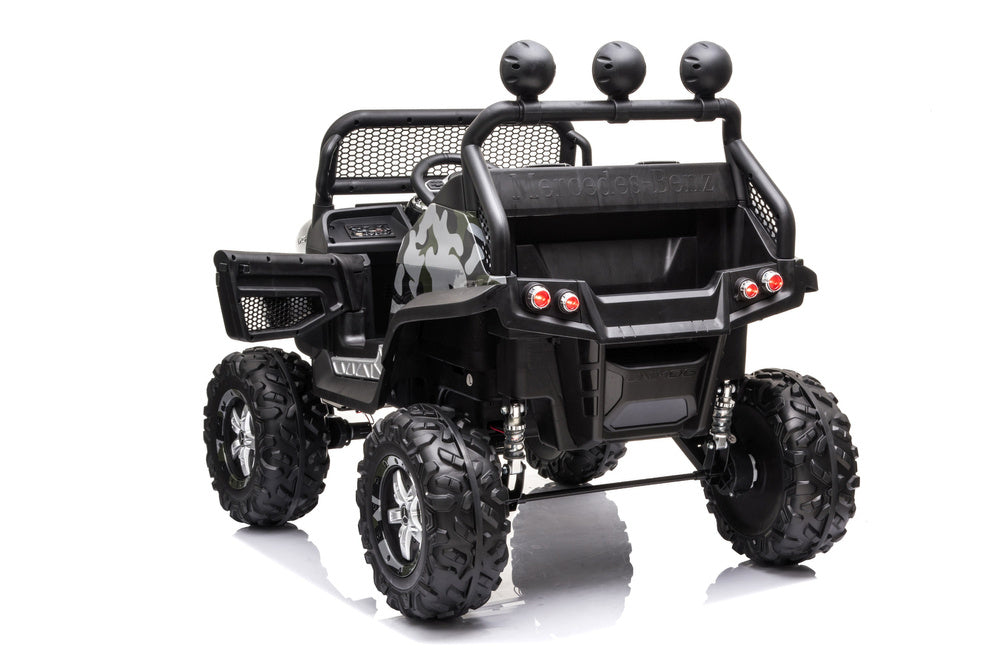 Licencirani auto na akumulator Mercedes Unimog S - moro/army