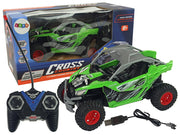 Buggy na daljinsko upravljanje Cross Country Terrain Car 27 MHz  - zeleni