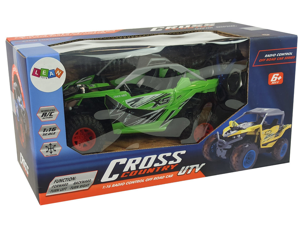 Buggy na daljinsko upravljanje Cross Country Terrain Car 27 MHz  - zeleni