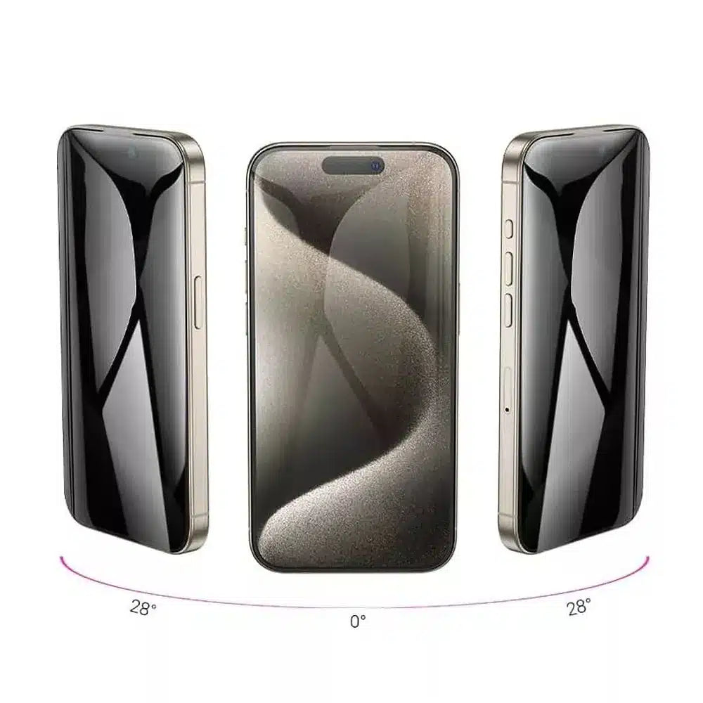 HOCO kaljeno privacy staklo 360 stupnjeva za iPhone 15