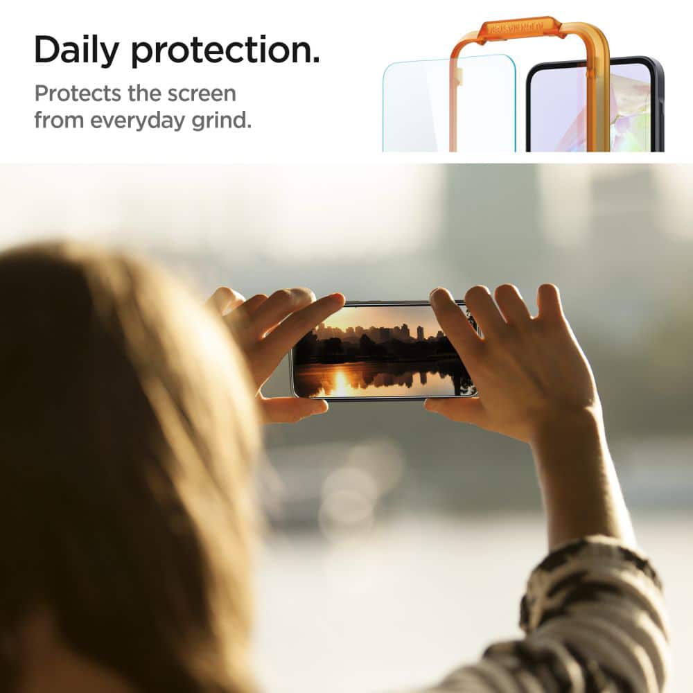 Spigen - Glas.tR Align Master (2 kom) za Samsung Galaxy A35 5G - prozirno