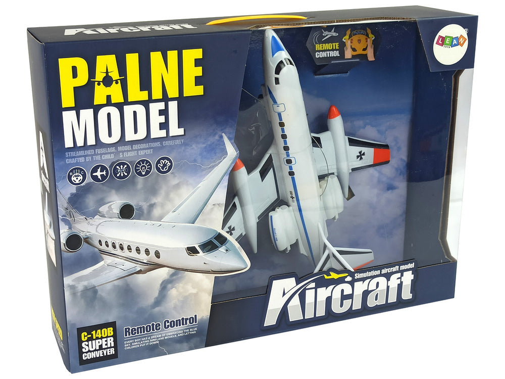 Avion na daljinsko upravljanje PALNE 40 Mhz - bijelo narančasti