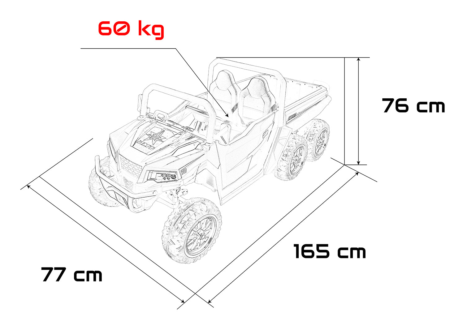 Auto na akumulator Farmer Truck X-POWER 4x4 - DVOSJED - zeleni