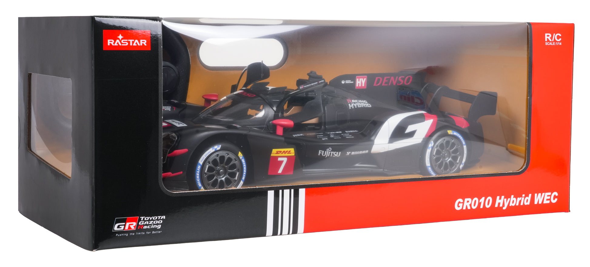 R/C 1:14 Toyota GAZOO Racing GR010 Hybrid Black RASTAR
