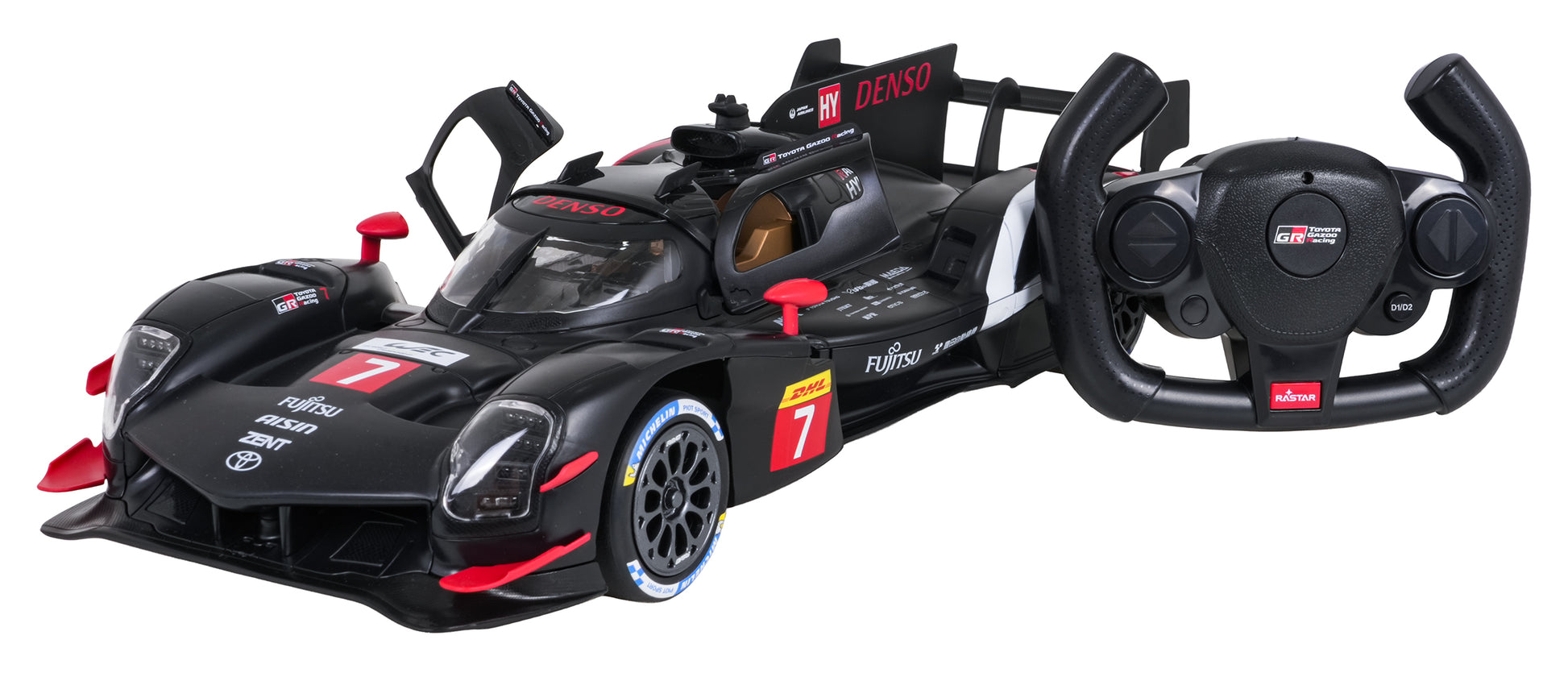 R/C 1:14 Toyota GAZOO Racing GR010 Hybrid Black RASTAR