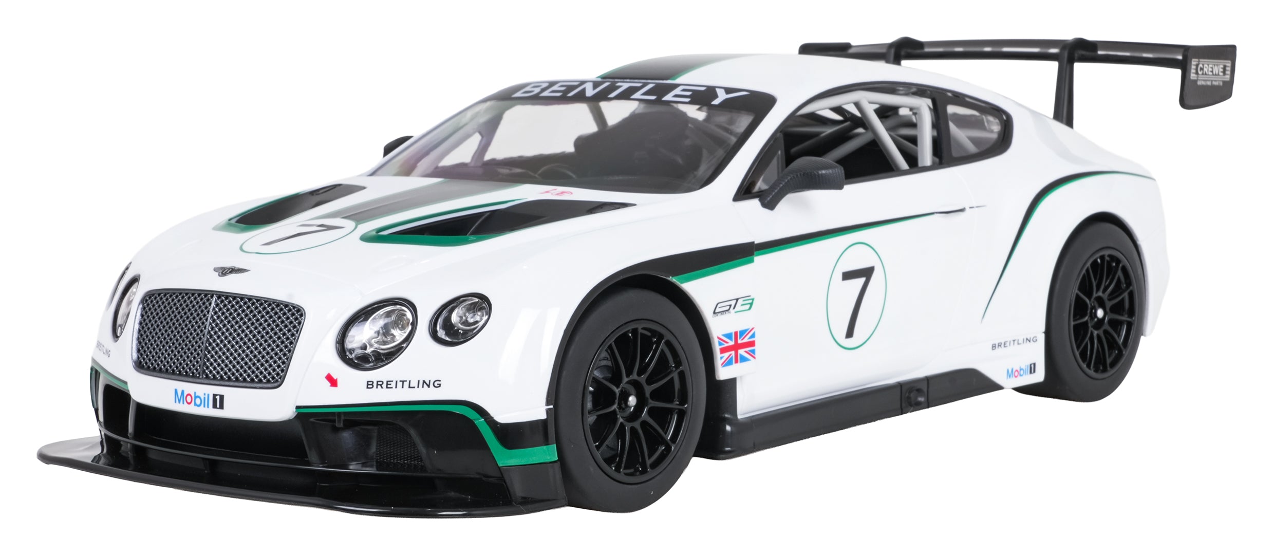 R/C Car 1:14 Bentley Continental GT3 White RASTAR
