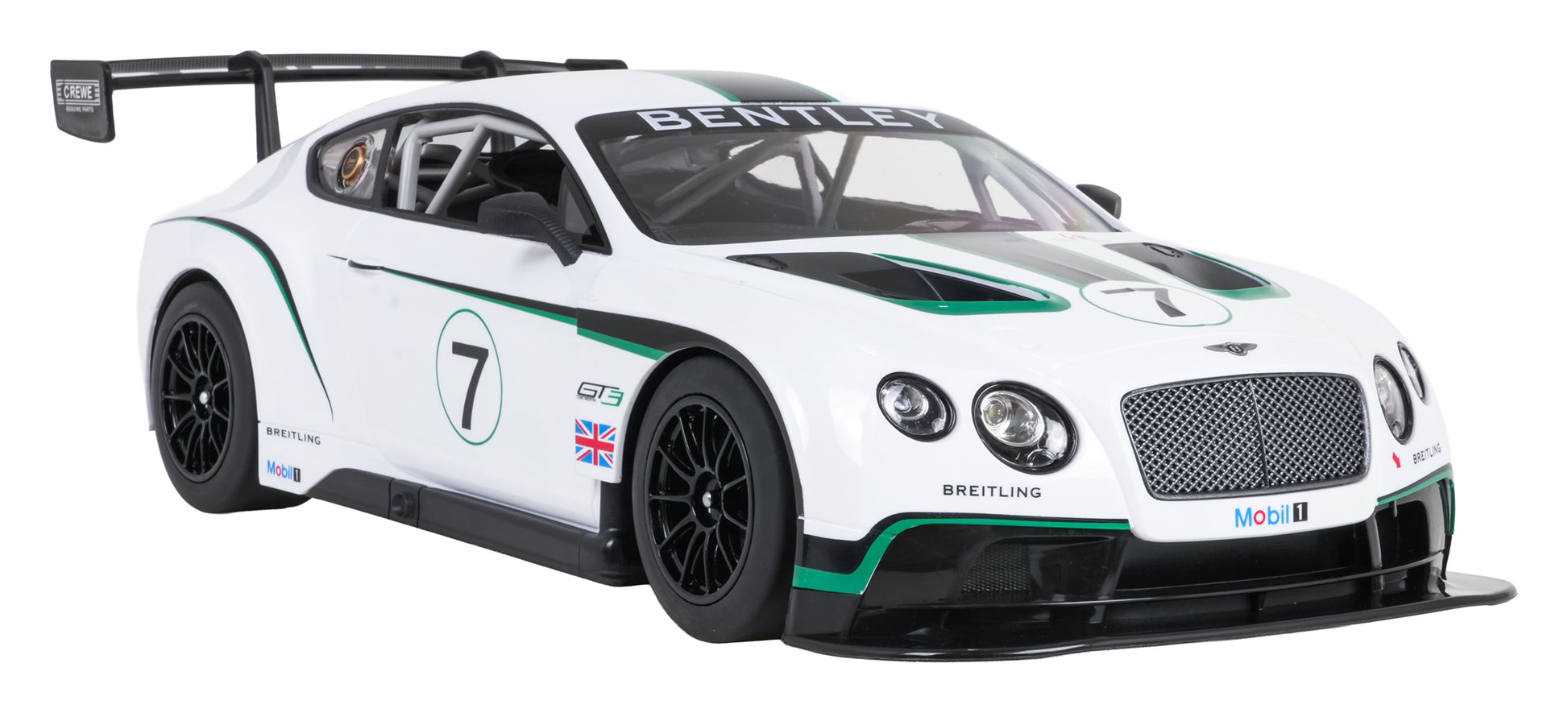 R/C Car 1:14 Bentley Continental GT3 White RASTAR