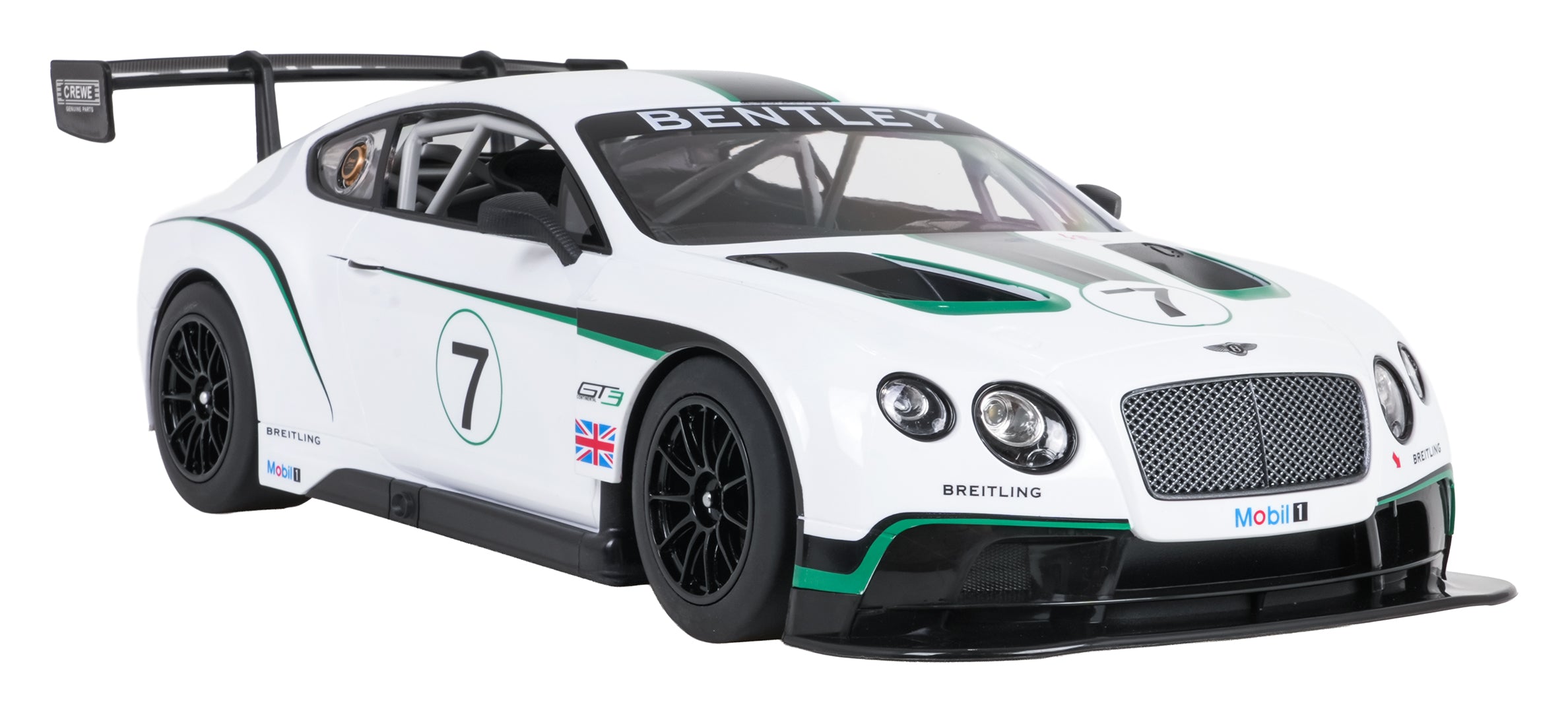 R/C Car 1:14 Bentley Continental GT3 White RASTAR