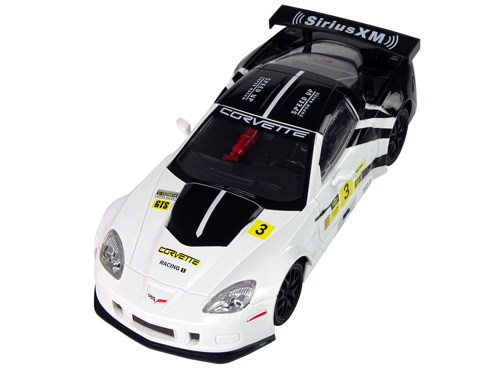 Licencirani auto na daljinsko upravljanje u omjeru 1:18 Corvette C6.R  - bijeli