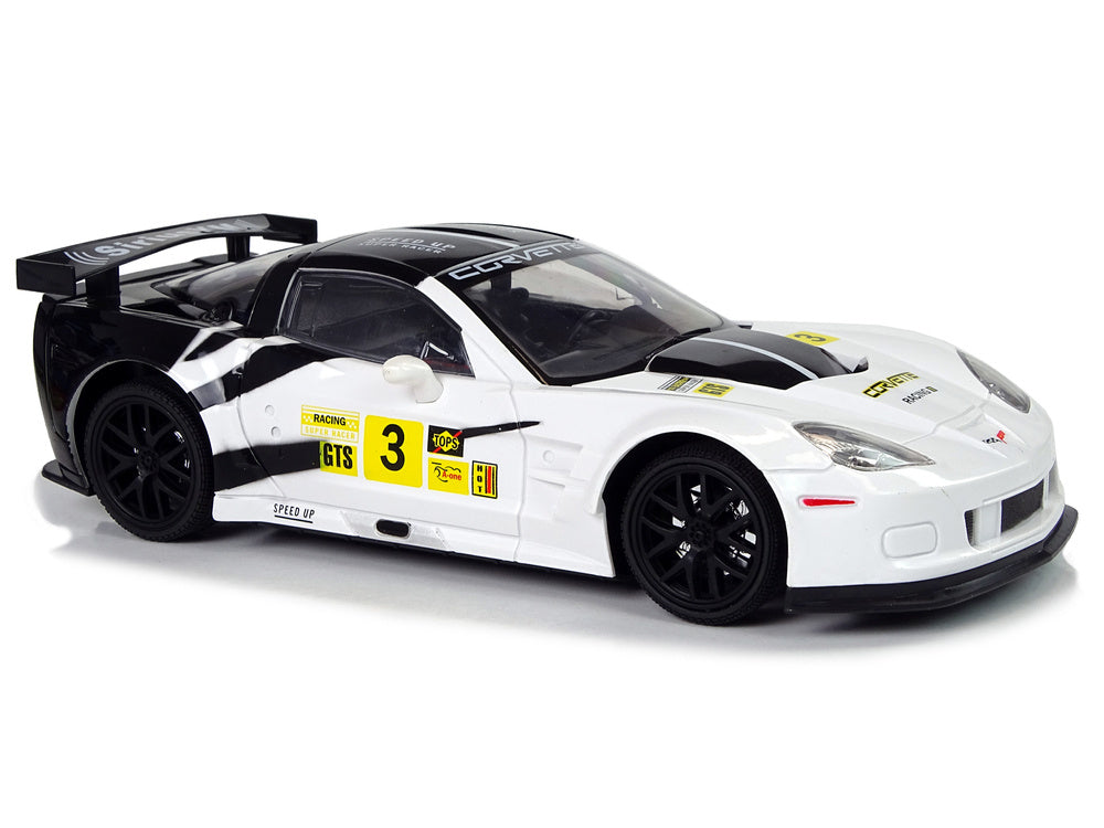 Licencirani auto na daljinsko upravljanje u omjeru 1:18 Corvette C6.R  - bijeli