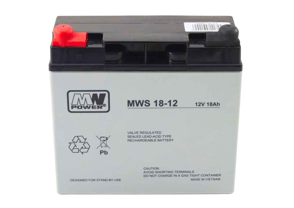 AGM gel battery for the car for a 12V18Ah battery