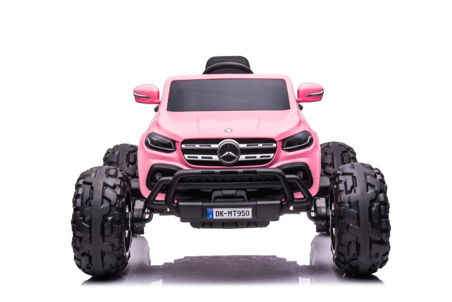 Licencirani auto na akumulator Mercedes DK-MT950 4x4 - svijetlo rozi