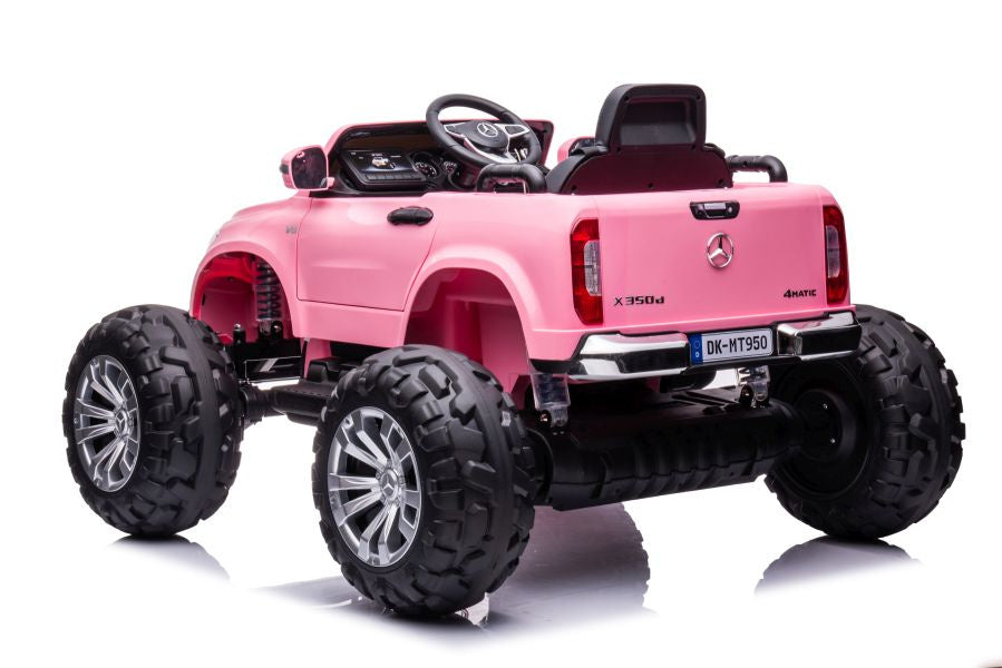 Licencirani auto na akumulator Mercedes DK-MT950 4x4 - svijetlo rozi