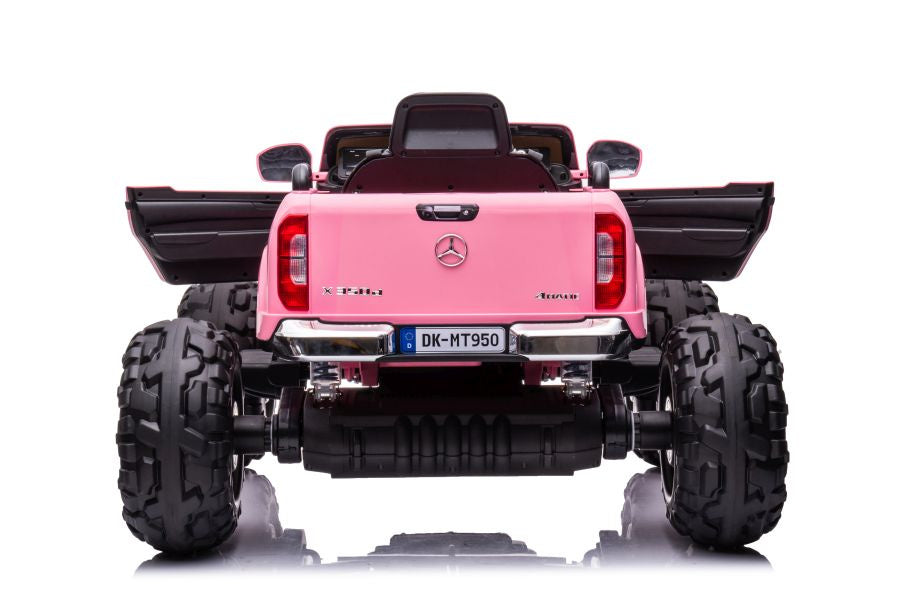 Licencirani auto na akumulator Mercedes DK-MT950 4x4 - svijetlo rozi