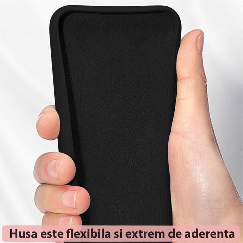 Techsuit – Soft Edge Silicone – Honor 70 – crna