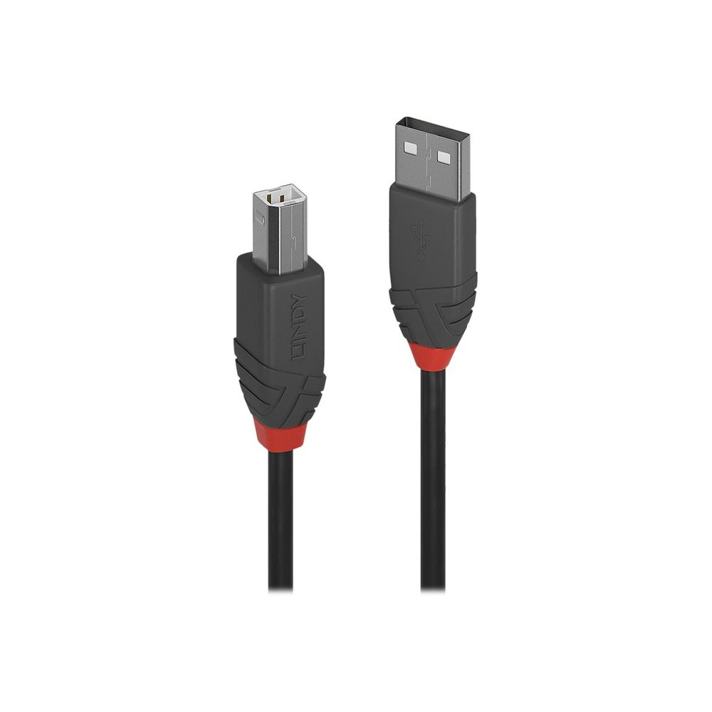 Lindy 36674 USB kabel 3 m USB 2.0 USB A USB B Crno