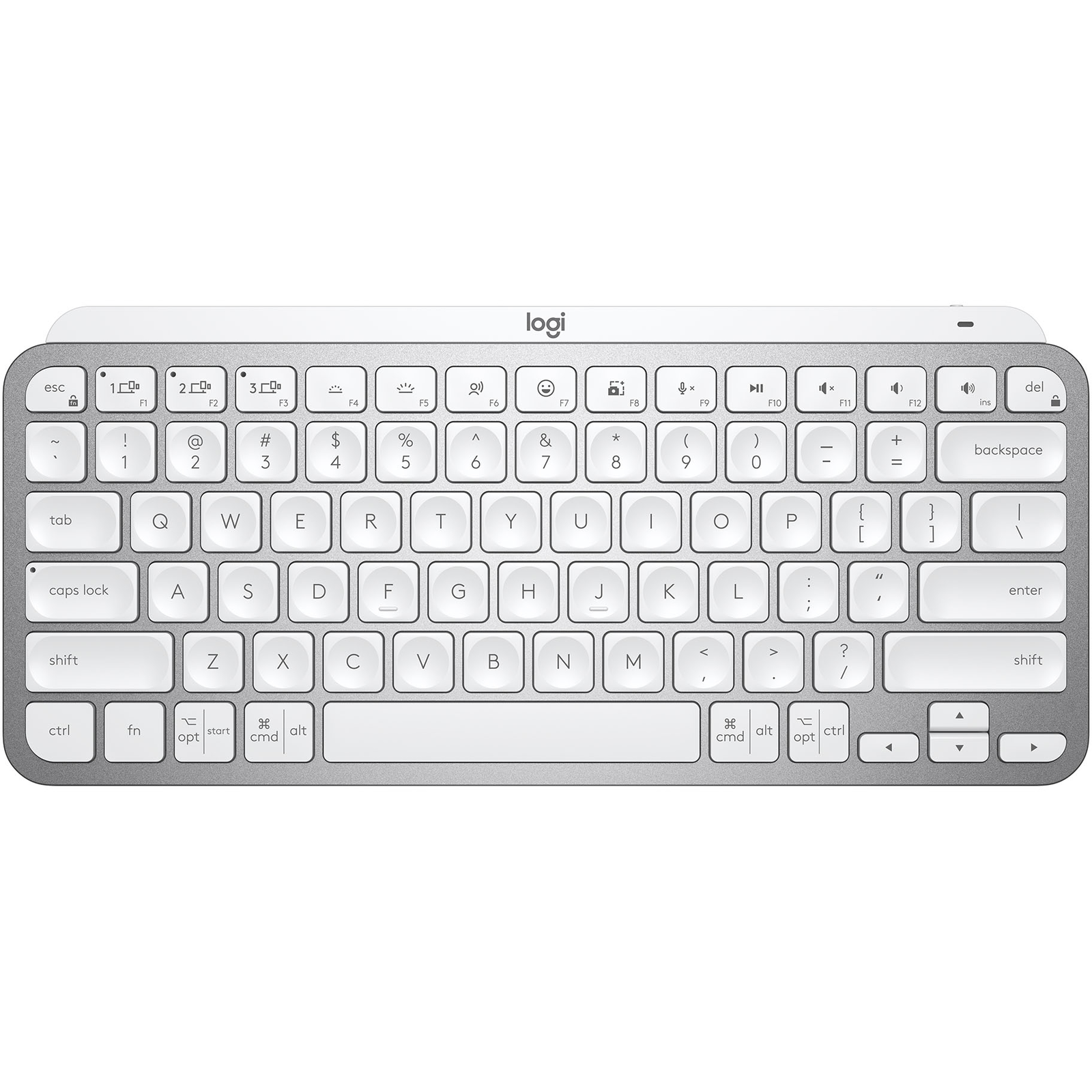 Logitech MX Keys Mini tipkovnica RF bežični + Bluetooth QWERTY Engleski Sivo