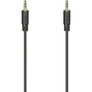 Hama Flexi-Slim audio kabel 0,75 m 3.5mm Crno