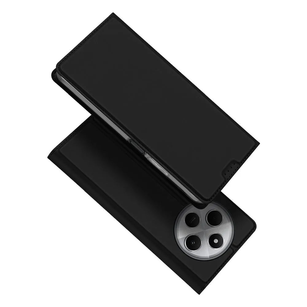 DUX DUCIS Skin Pro – glatka kožna preklopna maska za REDMI 14C crna