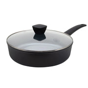 BE Living Duboka tava s poklopcem Delight Black 28 cm