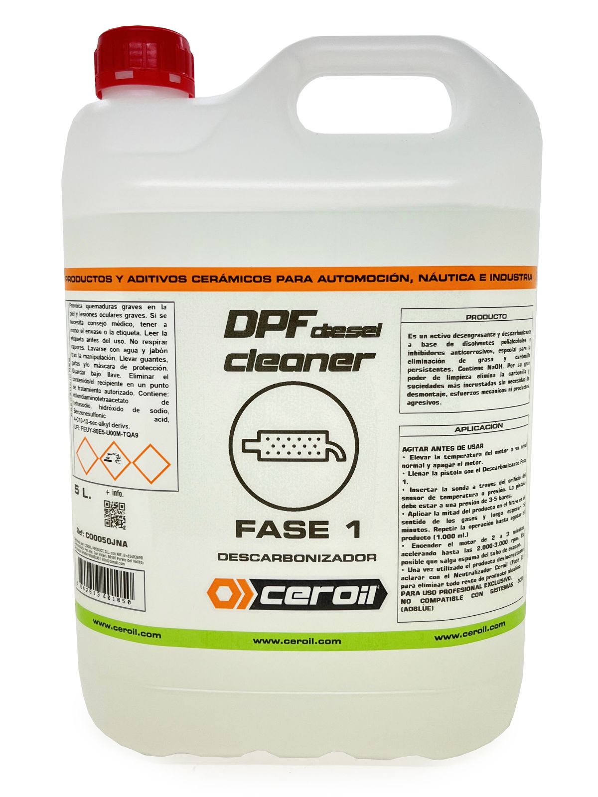 Részecskeszűrő tisztító készlet 2 fázisban (DPF/FAP)- 5L+5L