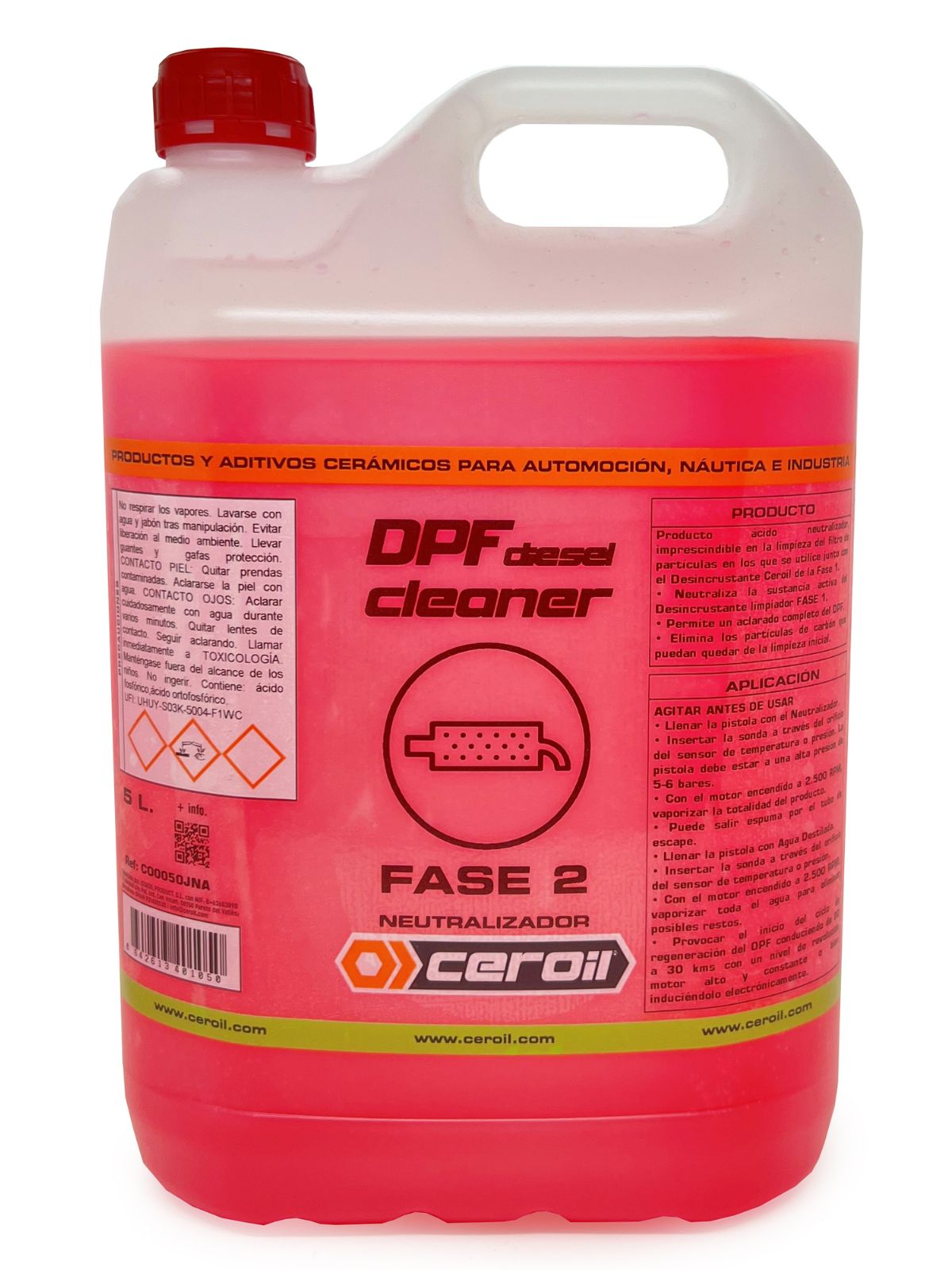 Részecskeszűrő tisztító készlet 2 fázisban (DPF/FAP)- 5L+5L