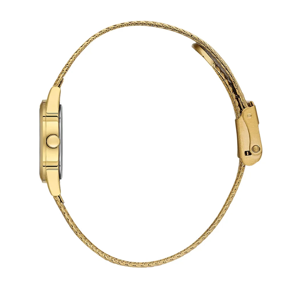 RUČNI SAT DANIEL KLEIN DK.1.14328 - Brojčanik srebrna, remen zlatna, kućište zlatna