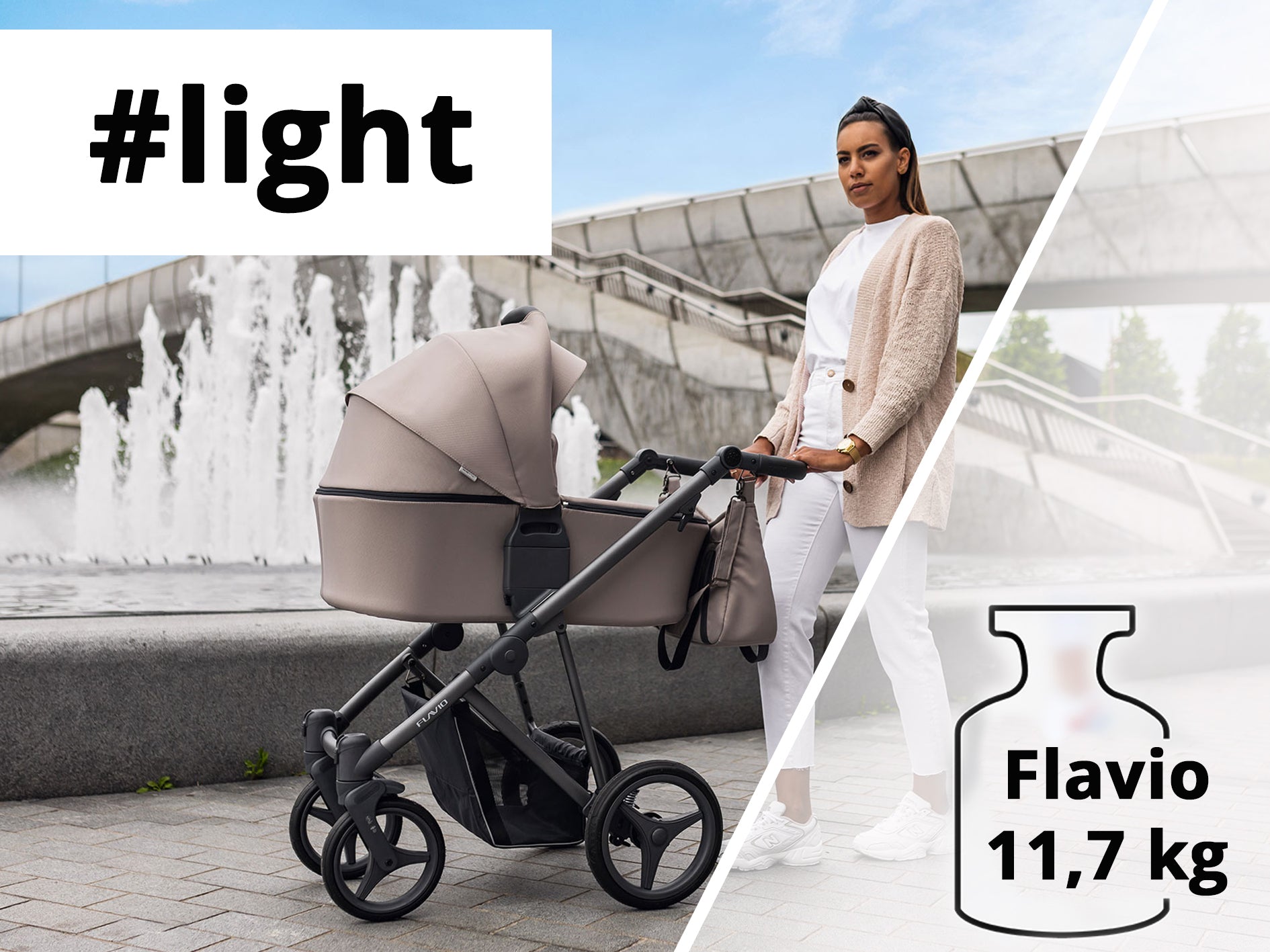Dječja kolica Bebetto Flavio Premium Class Stella 01 4u1 B