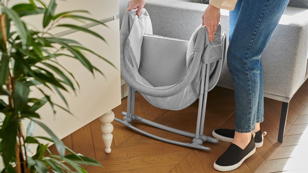 Kinderkraft Krevetić LOVI 3u1, grey