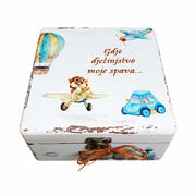 Personalizirani poklon za krštenje, rođenje djeteta - 16x16x10cm - 165193