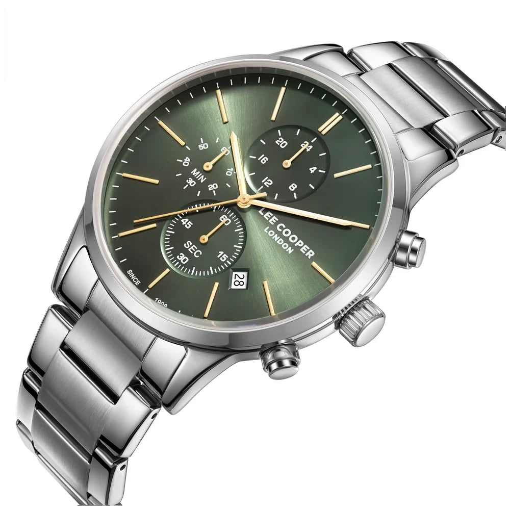 RUČNI SAT LEE COOPER 8042 - Brojčanik zelena