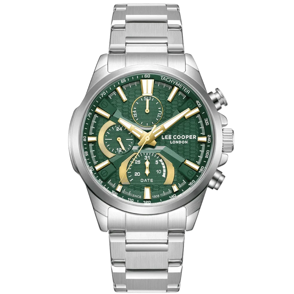 RUČNI SAT LEE COOPER 8166 - Brojčanik zelena