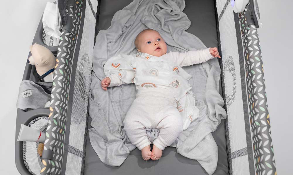 Lionelo Swaddle deka bambus 120x120 cm, Blue Denim