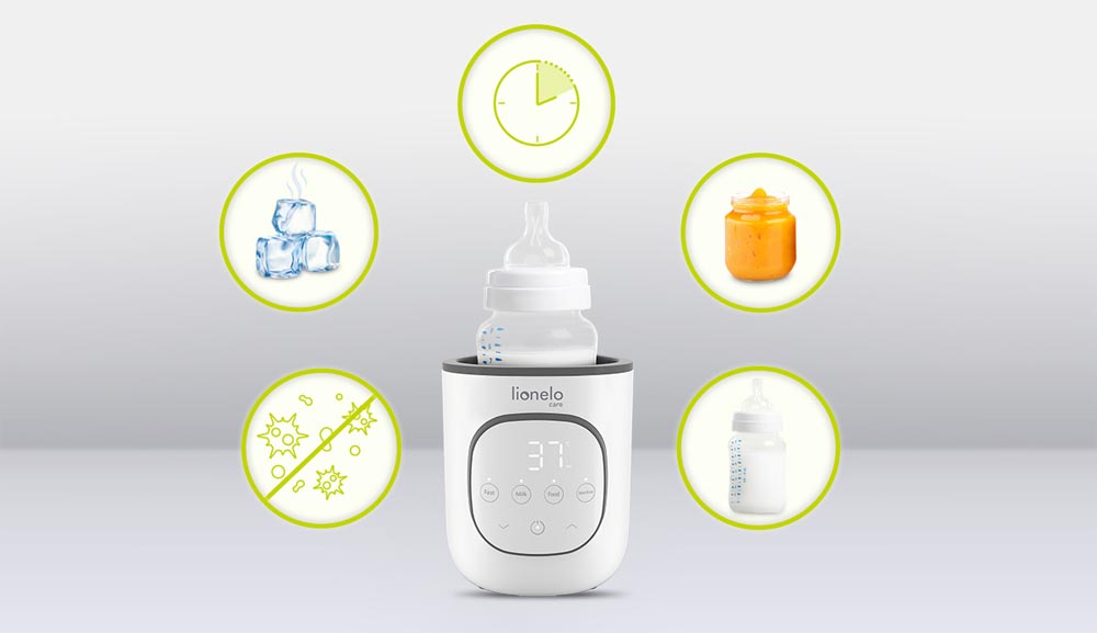 Lionelo Thermup 2.0 električni sterilizator i grijač bočica, White