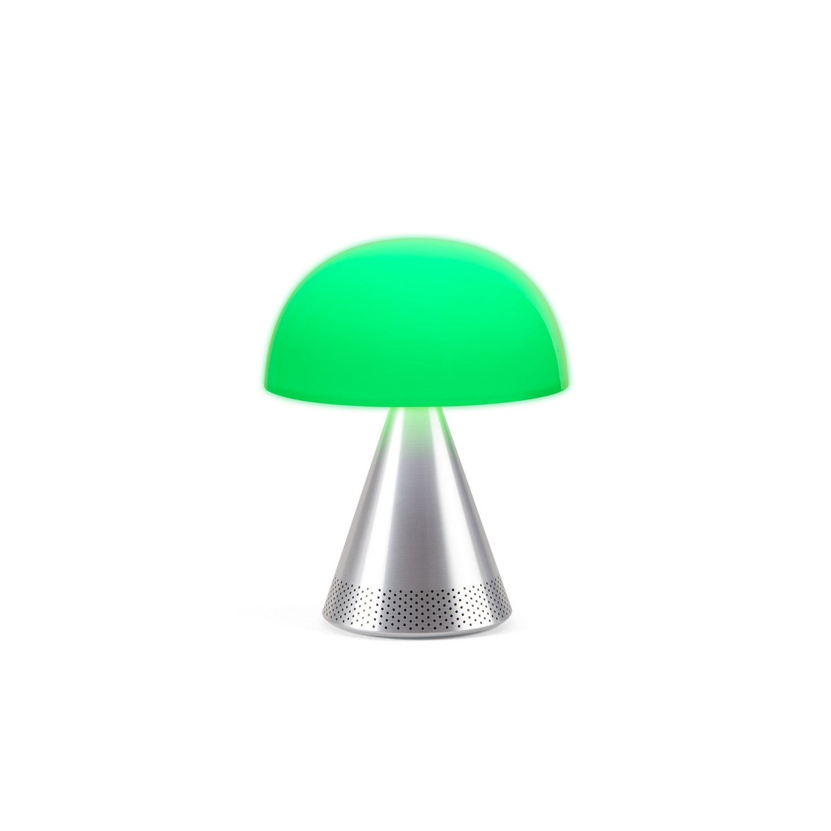 Lexon MINA L AUDIO prijenosna lampa s bluetooth zvučnikom SREBRNA
